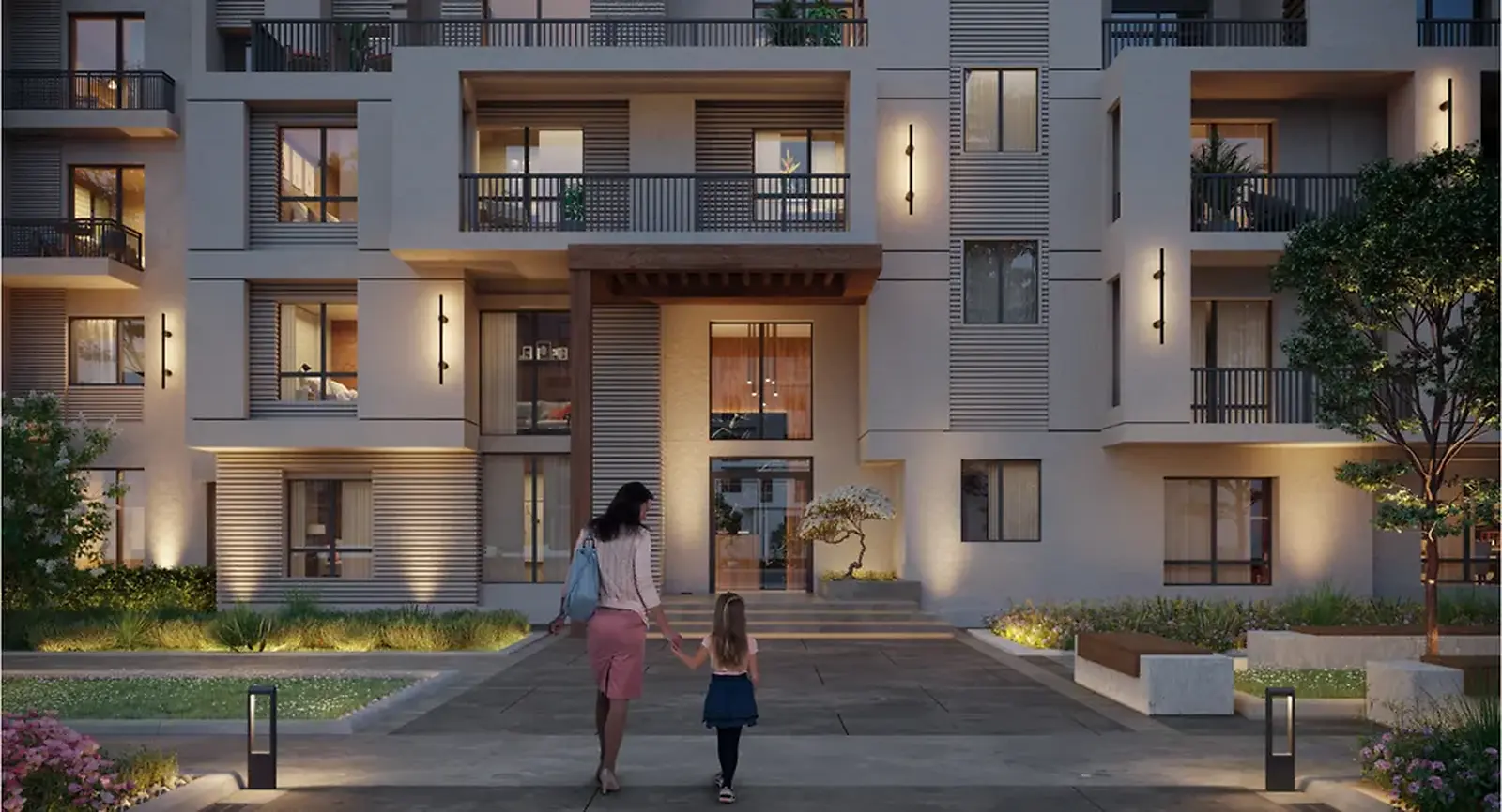 O West apartment sizes in 6th of October